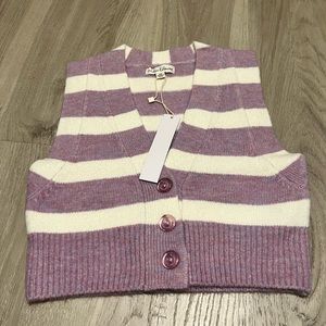 For Love and Lemons Striped Vest